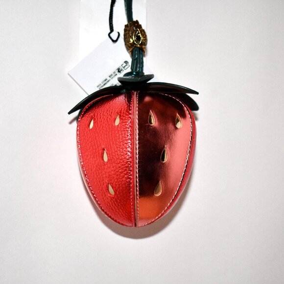 Kurt Geiger Strawberry Charm #4417655979 NWT - Picture 1 of 6